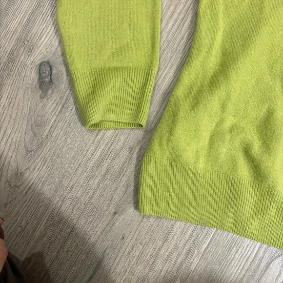 Appleseeds Cozy Green Pullover Mock Neck Sweater Size 0X - Picture 5 of 12